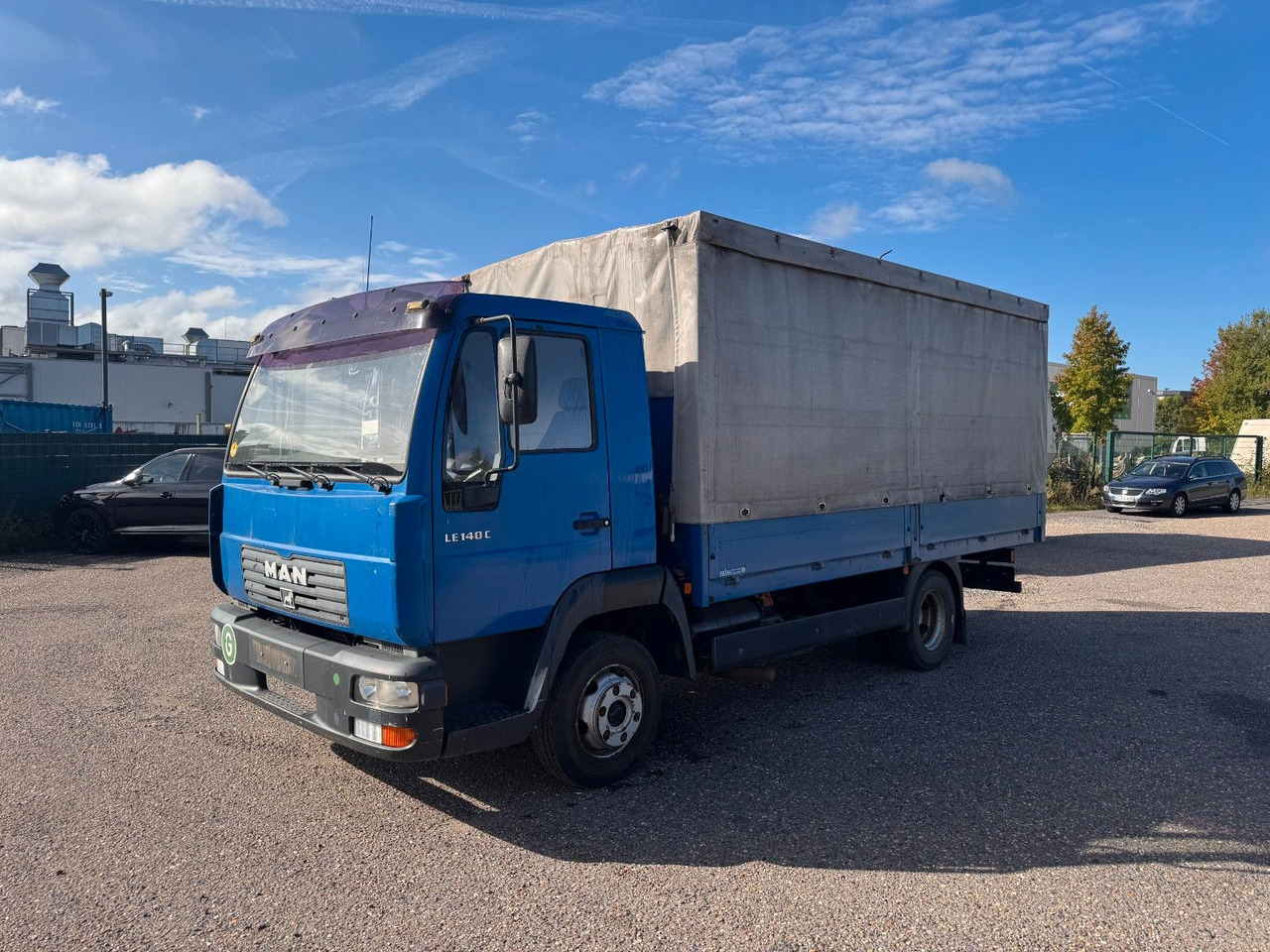 Curtain side van MAN 8.140 4X2 Pritsche Plane Original Km: picture 6