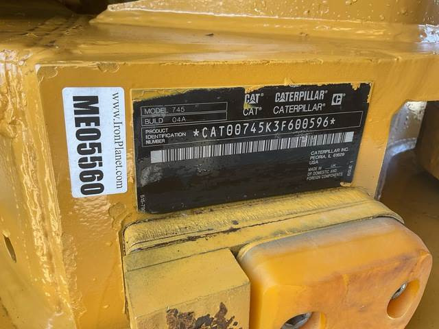 CAT 745 - Articulated dumper: picture 5 CAT 745 - Articulated dumper: picture 5