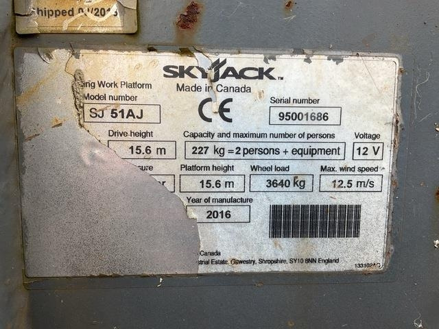 SkyJack SJ51AJ - Articulated boom: picture 5 SkyJack SJ51AJ - Articulated boom: picture 5