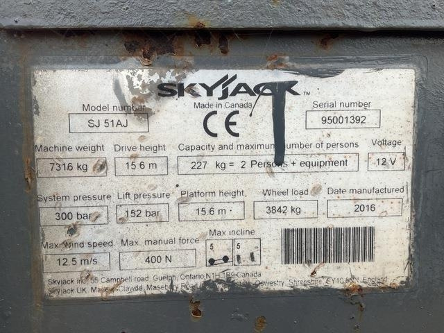 SkyJack SJ51AJ - Articulated boom: picture 5 SkyJack SJ51AJ - Articulated boom: picture 5
