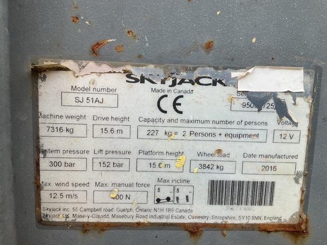 SkyJack SJ51AJ - Articulated boom: picture 5 SkyJack SJ51AJ - Articulated boom: picture 5