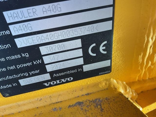 Articulated dumper Volvo A40G: picture 9
