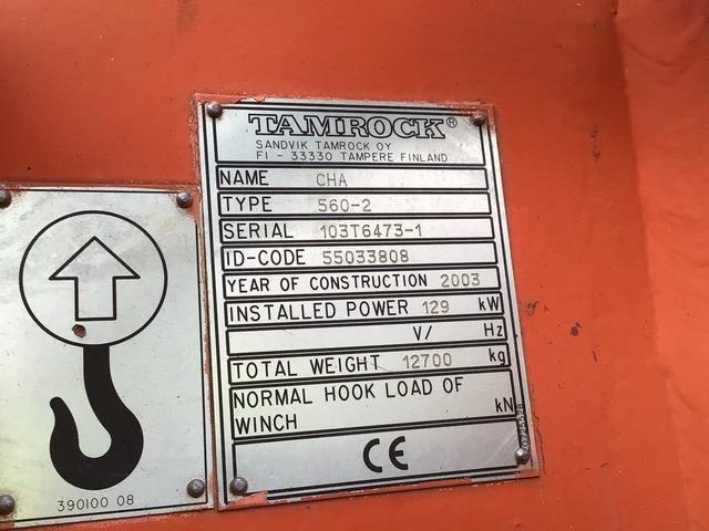 Tamrock CHA560 - Drilling rig: picture 5 Tamrock CHA560 - Drilling rig: picture 5