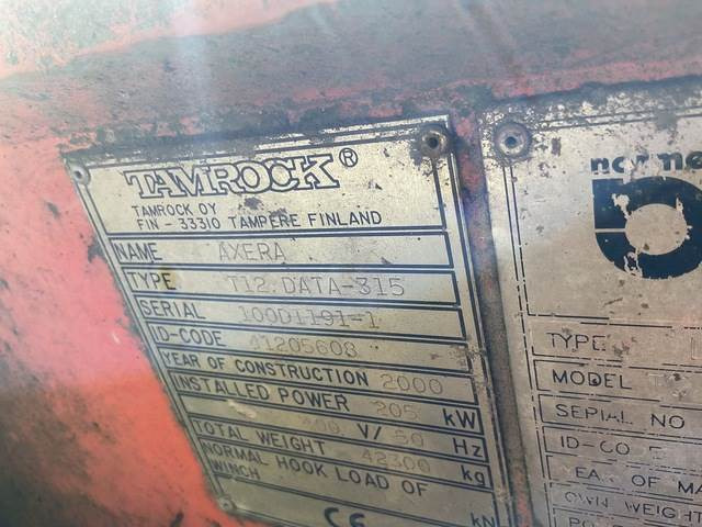 Tamrock AXERA T12 - Mining machinery: picture 3 Tamrock AXERA T12 - Mining machinery: picture 3
