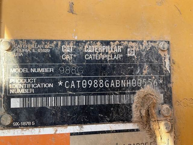 CAT 988G - Wheel loader: picture 5 CAT 988G - Wheel loader: picture 5