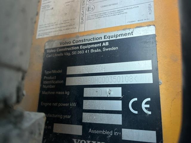 Volvo A60H - Articulated dumper: picture 5 Volvo A60H - Articulated dumper: picture 5