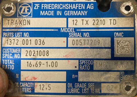 ZF 12 TX 2210 TD - Gearbox for Truck: picture 3 ZF 12 TX 2210 TD - Gearbox for Truck: picture 3