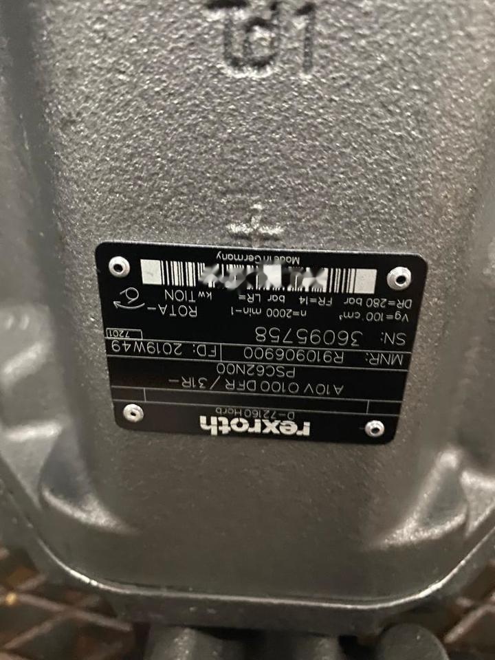 BOSCH / REXROTH A10VO100 DFR / 31R-PSC62N00 R910906900 - Hydraulic pump for Construction machinery: picture 2 BOSCH / REXROTH A10VO100 DFR / 31R-PSC62N00 R910906900 - Hydraulic pump for Construction machinery: picture 2