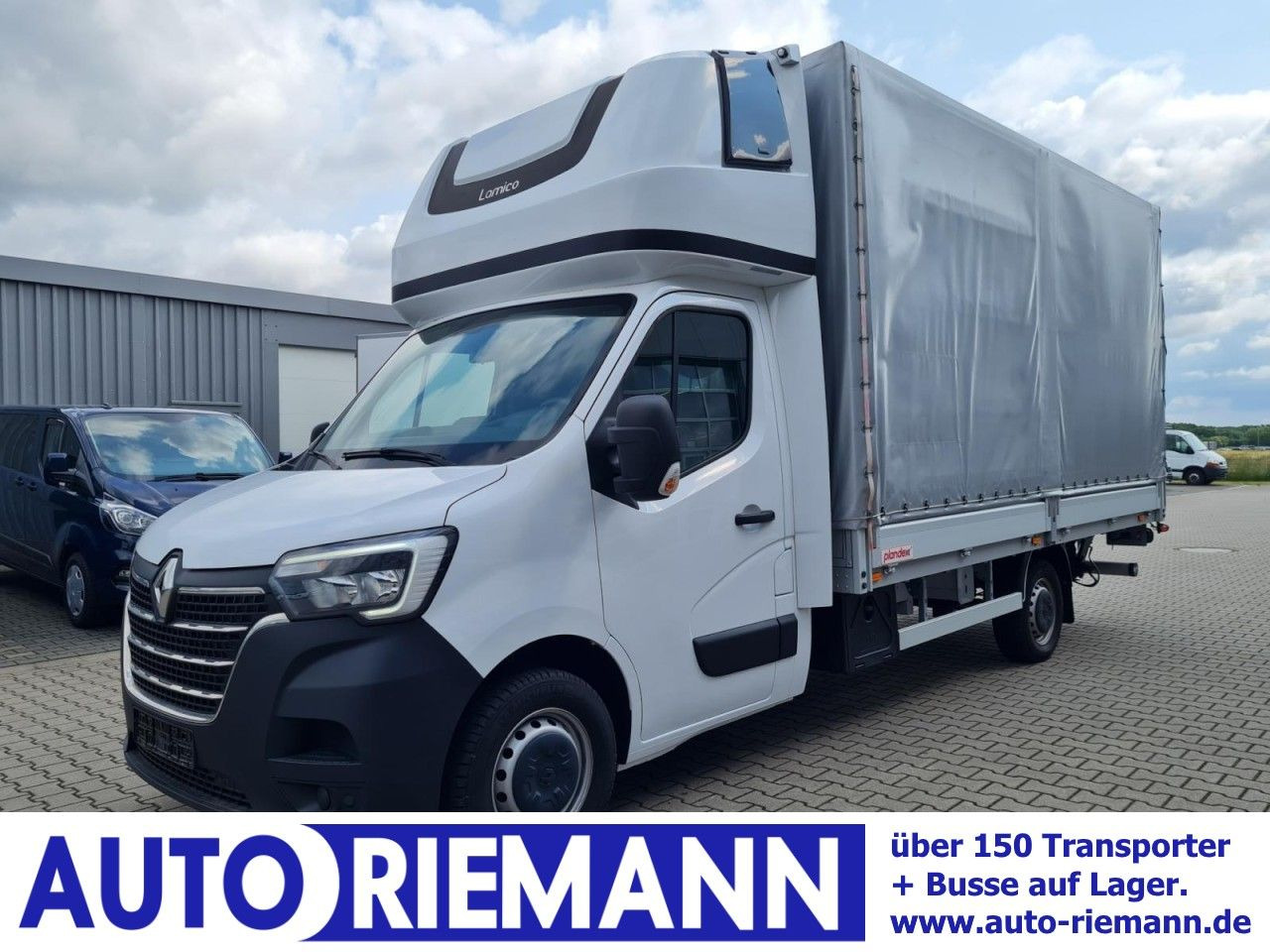Renault Master 3,5t Pritsche dCi Plane Schlafkab. LBW - Curtain side van: picture 1 Renault Master 3,5t Pritsche dCi Plane Schlafkab. LBW - Curtain side van: picture 1