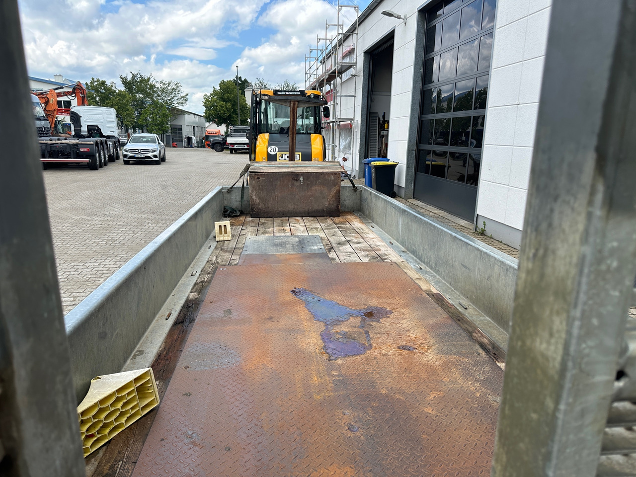 Low loader trailer Demmler Tandem-Tiefladeranhänger Fräsenanhänger: picture 17