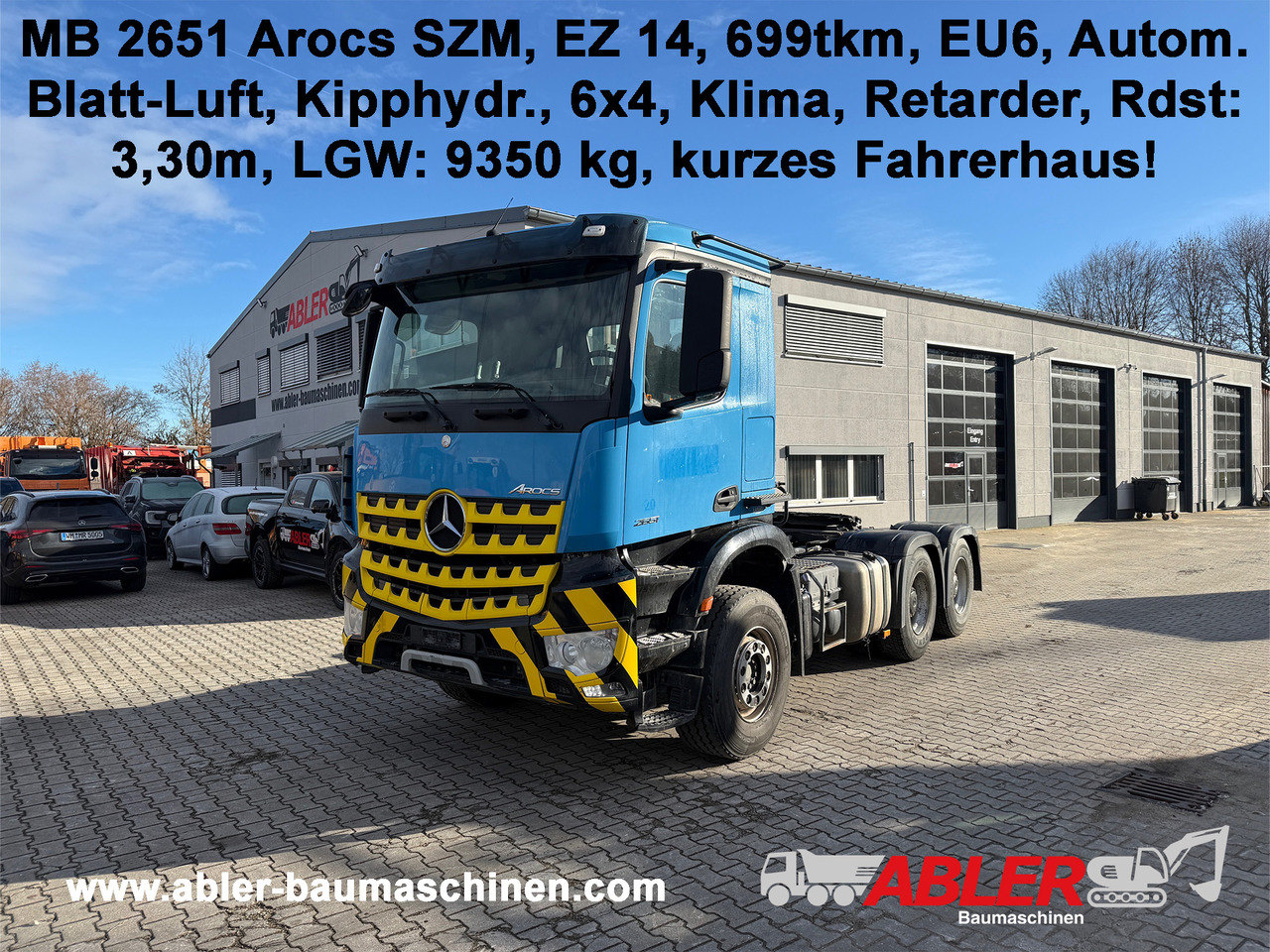 Mercedes-Benz 2651 Arocs SZM Retarder - Tractor unit: picture 1 Mercedes-Benz 2651 Arocs SZM Retarder - Tractor unit: picture 1