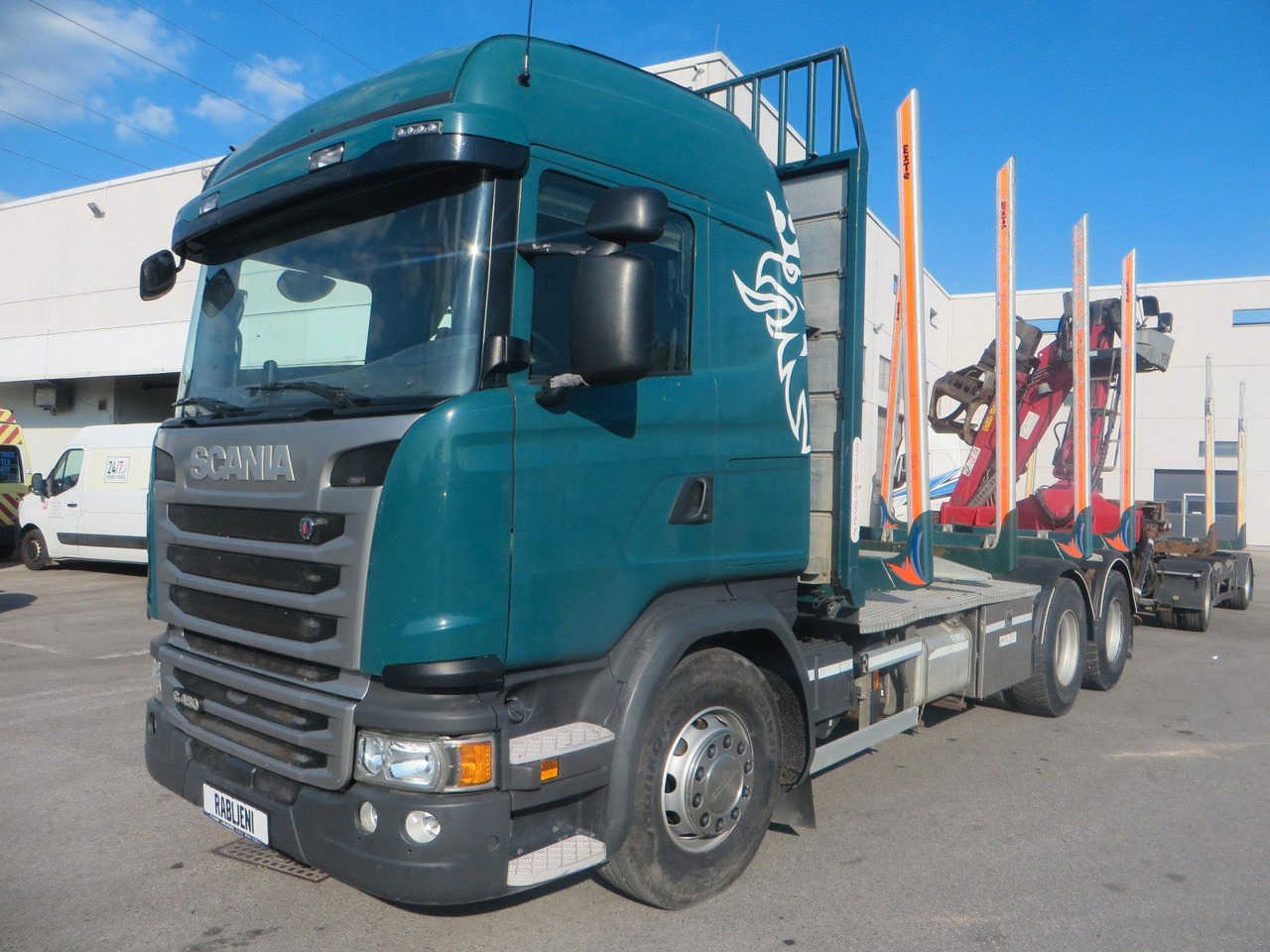 Scania G450 6x4Timber - Timber truck, Crane truck: picture 1 Scania G450 6x4Timber - Timber truck, Crane truck: picture 1