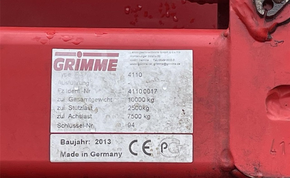 Leasing of  Grimme SE 260 Grimme SE 260: picture 15