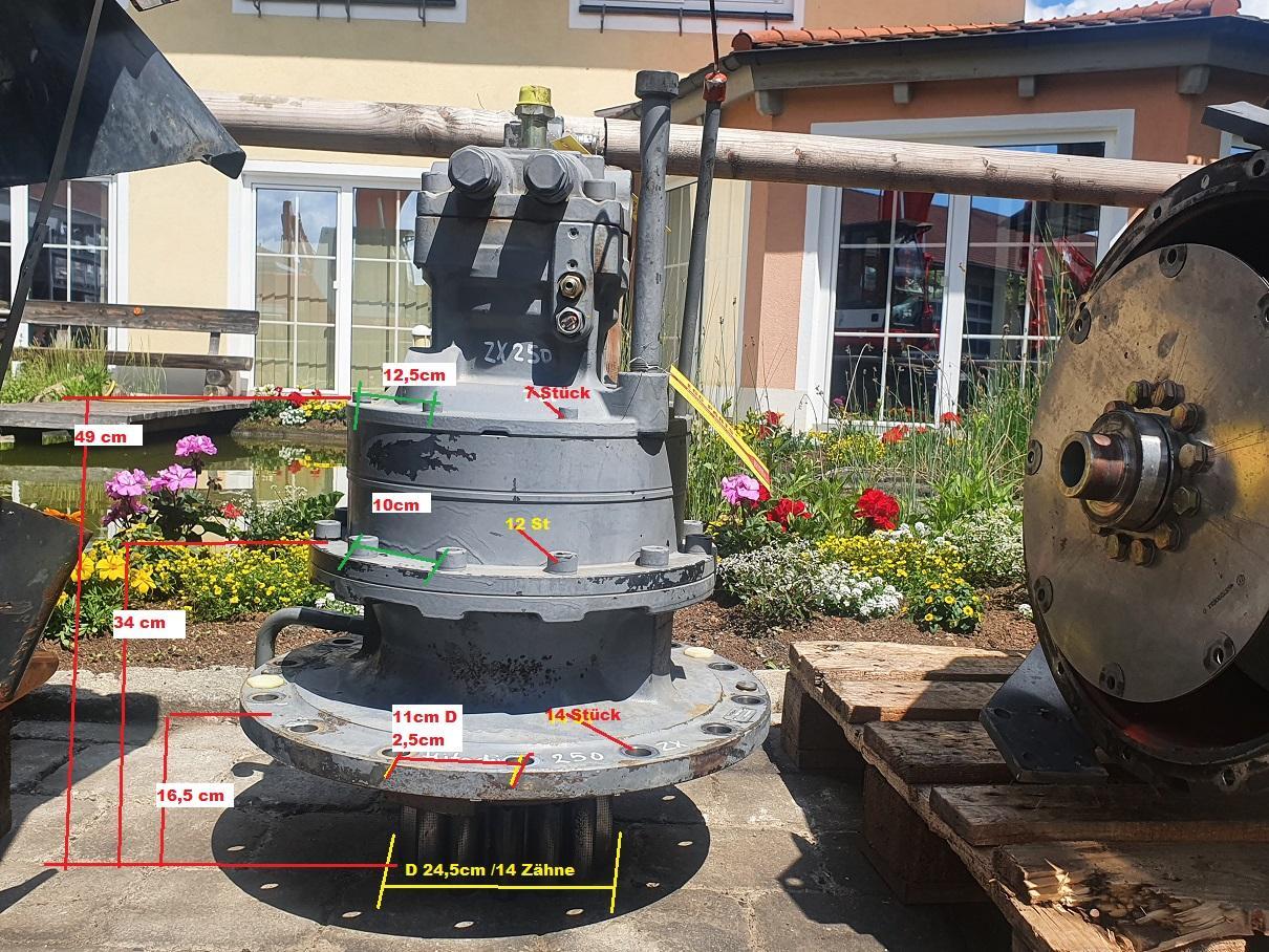 Swing motor for Construction machinery Hitachi ZX 250: picture 8