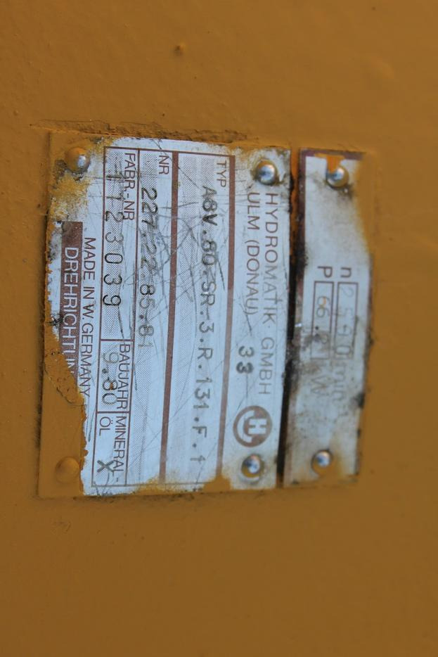 Hydraulic pump for Construction machinery Hydromatik A8V80 SR: picture 6