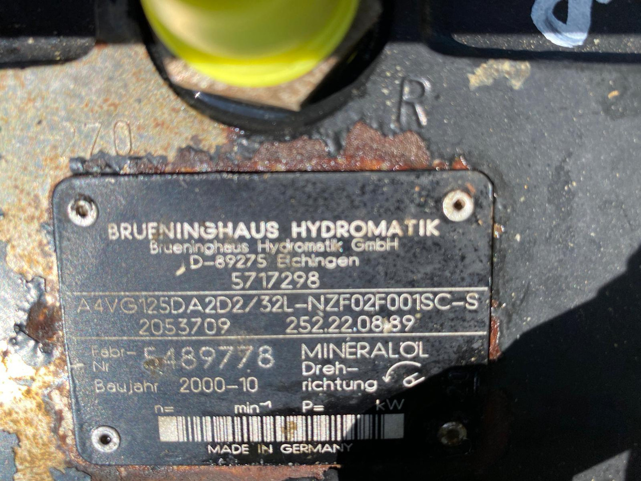 Liebherr PVG 350, A4VG 125 aus L 574 - Hydraulic pump for Construction machinery: picture 5 Liebherr PVG 350, A4VG 125 aus L 574 - Hydraulic pump for Construction machinery: picture 5