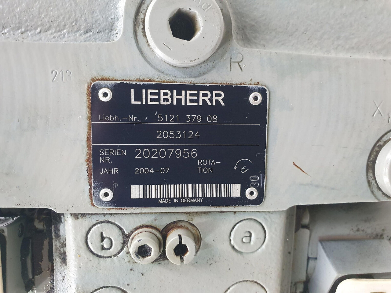 Liebherr LTM 1250-6.1 VARIABLE PUMP A4VG 90cm³/U - Hydraulic pump for Mobile crane: picture 5 Liebherr LTM 1250-6.1 VARIABLE PUMP A4VG 90cm³/U - Hydraulic pump for Mobile crane: picture 5