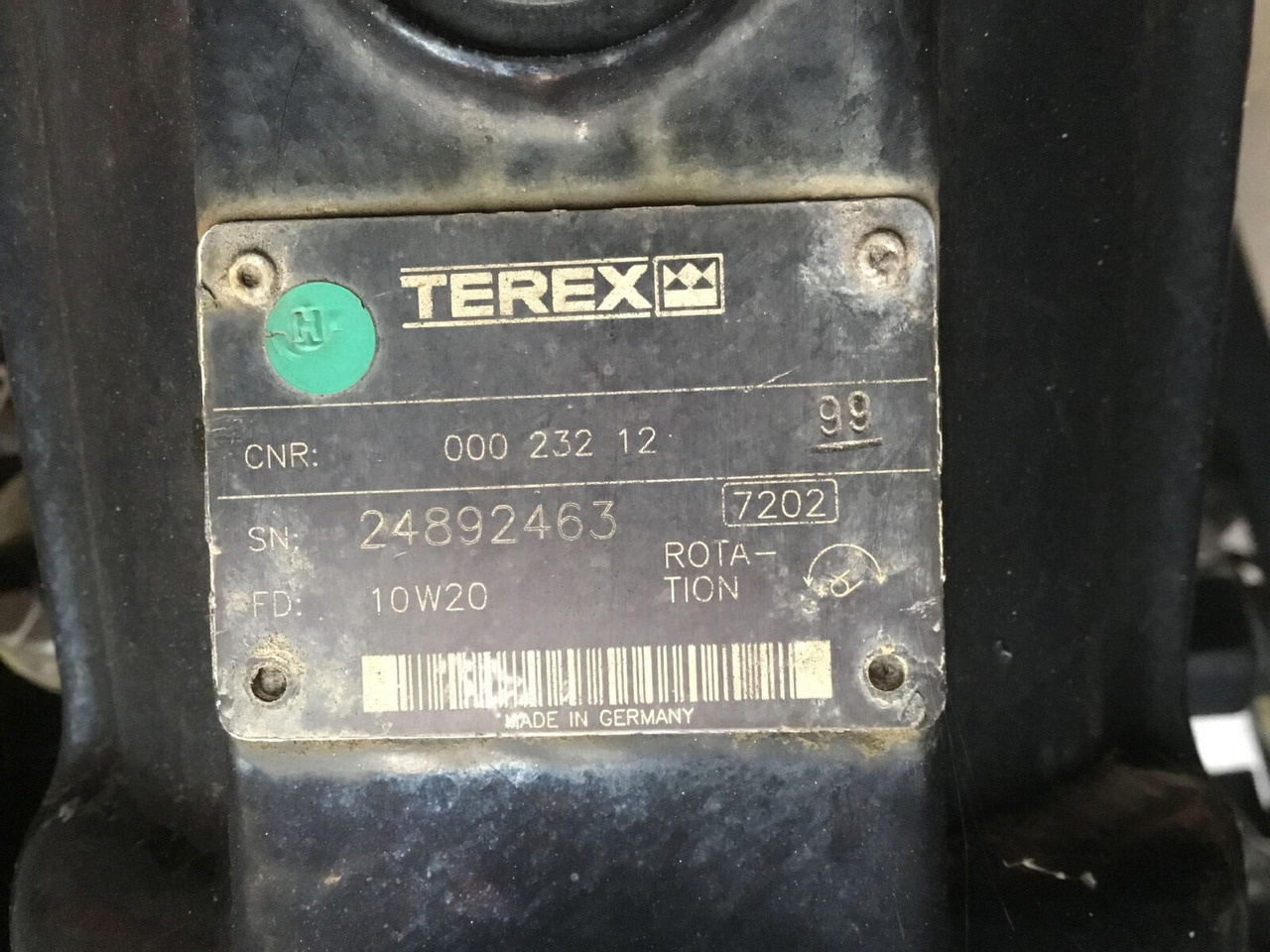 Terex AC 700 Slew gear - Swing motor for Mobile crane: picture 4 Terex AC 700 Slew gear - Swing motor for Mobile crane: picture 4