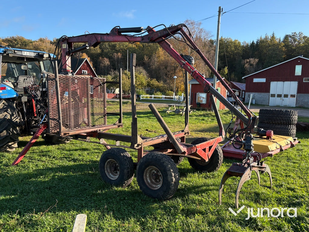 Virkesvagn med kran - Nokka Komet 5000 - Timber trailer: picture 4 Virkesvagn med kran - Nokka Komet 5000 - Timber trailer: picture 4