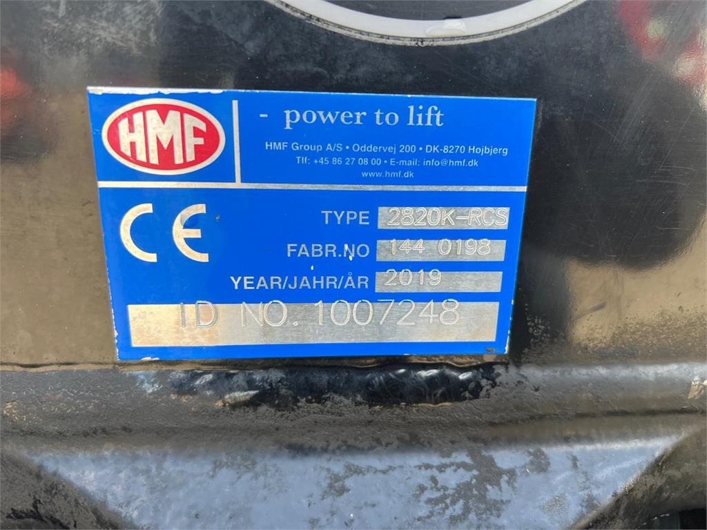 HMF 2820K5 RCS - Loader crane for Truck: picture 3 HMF 2820K5 RCS - Loader crane for Truck: picture 3