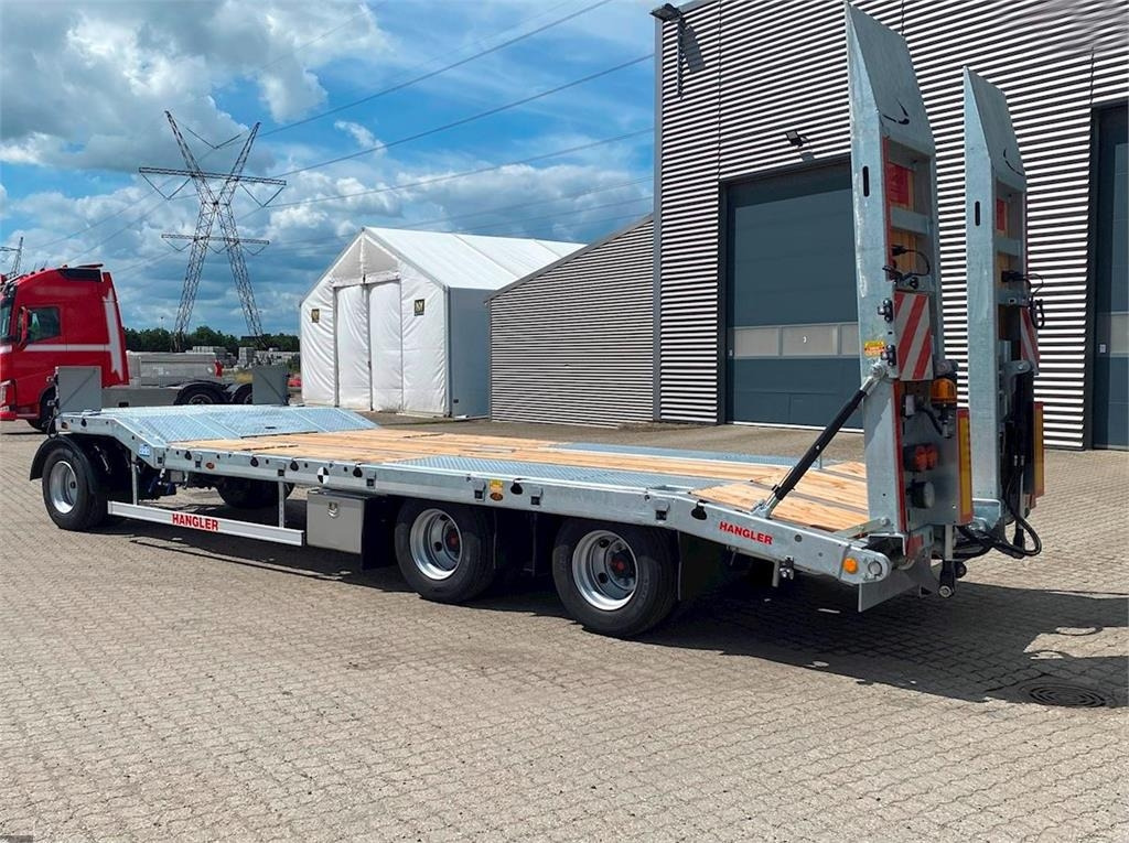 Hangler 3-aks, Hydraulisk ramper, Galvaniseret.  - Low loader trailer: picture 3 Hangler 3-aks, Hydraulisk ramper, Galvaniseret.  - Low loader trailer: picture 3