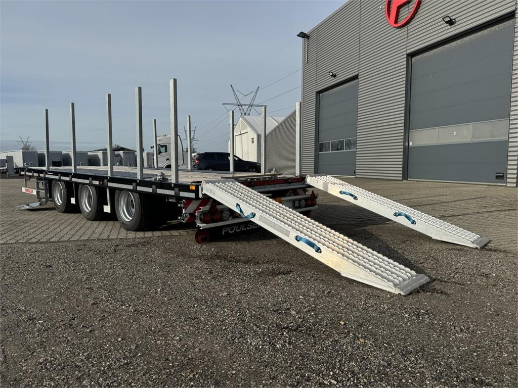 Hangler 6,90m + løse ramper  - Low loader trailer: picture 1 Hangler 6,90m + løse ramper  - Low loader trailer: picture 1