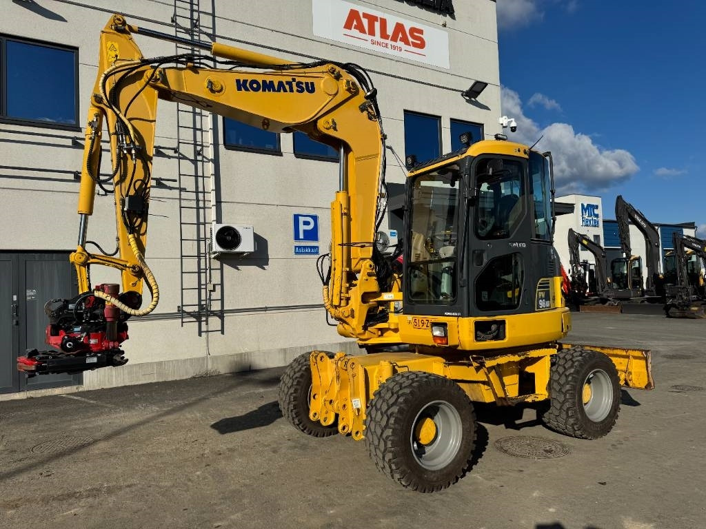 Komatsu PW 98 MR-6 - Wheel excavator: picture 2 Komatsu PW 98 MR-6 - Wheel excavator: picture 2