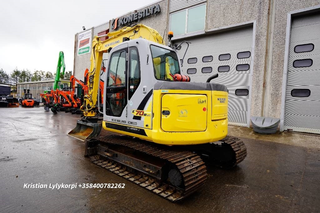 New Holland E70BSR ENGCON PIHDEILLÄ - Mini excavator: picture 2 New Holland E70BSR ENGCON PIHDEILLÄ - Mini excavator: picture 2