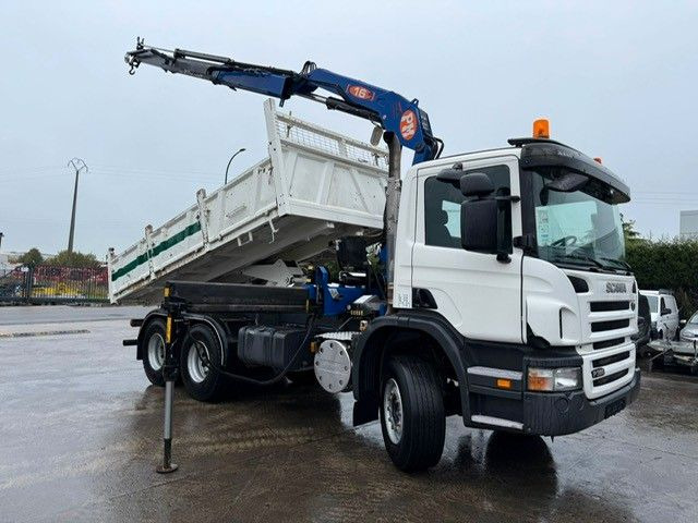 Scania PRT 380. 6x4. Kipper + Kran PM 16 Funk. Klima. - Tipper, Crane truck: picture 3 Scania PRT 380. 6x4. Kipper + Kran PM 16 Funk. Klima. - Tipper, Crane truck: picture 3