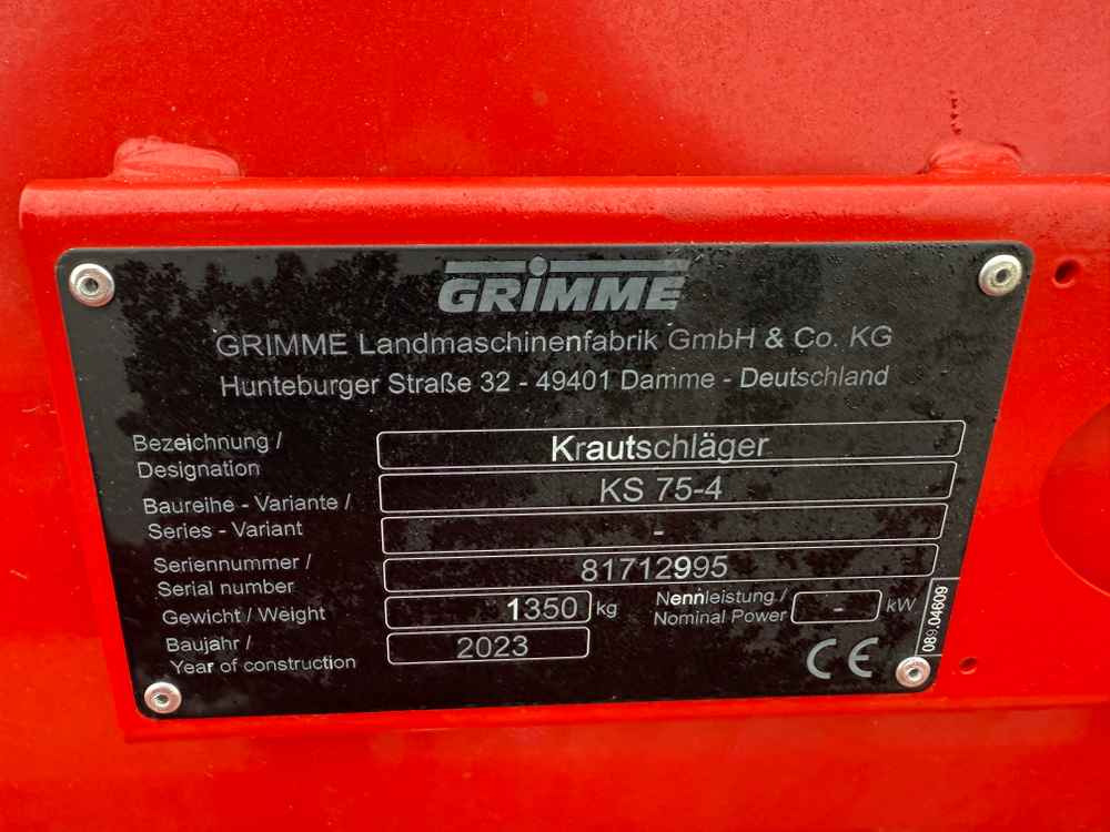 Grimme KS 75-4 - Harvester: picture 2 Grimme KS 75-4 - Harvester: picture 2