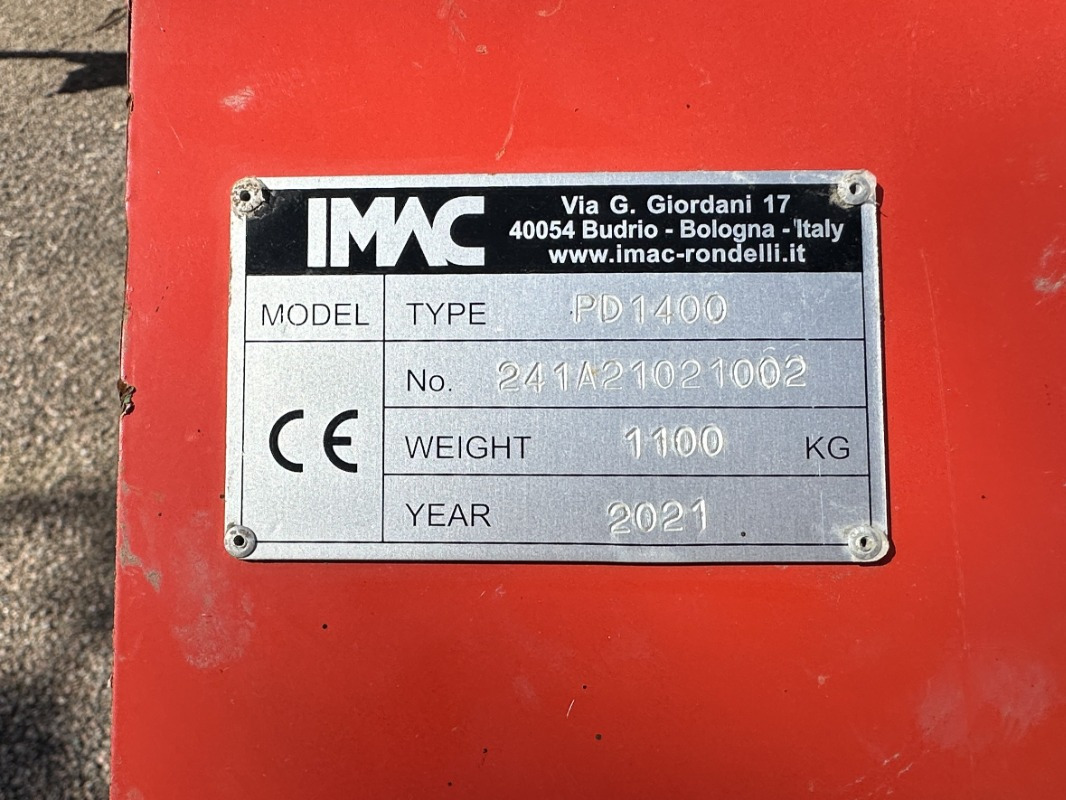 Imac PD1400 - Harvester: picture 2 Imac PD1400 - Harvester: picture 2