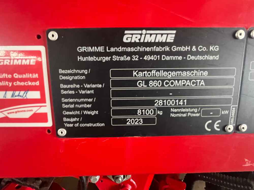 Grimme GL 860 COMPACTA - Harvester: picture 5 Grimme GL 860 COMPACTA - Harvester: picture 5