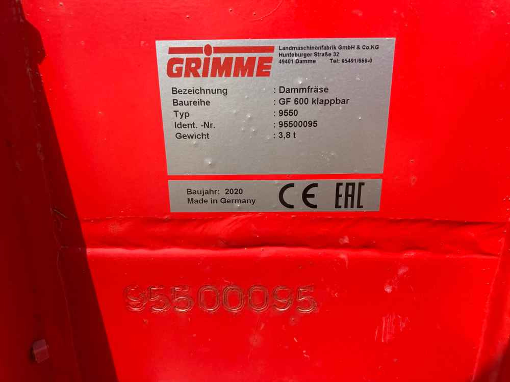 Harvester Grimme Grimme, GF600, 6 Row/3Bed Tilla, Rotovator: picture 36
