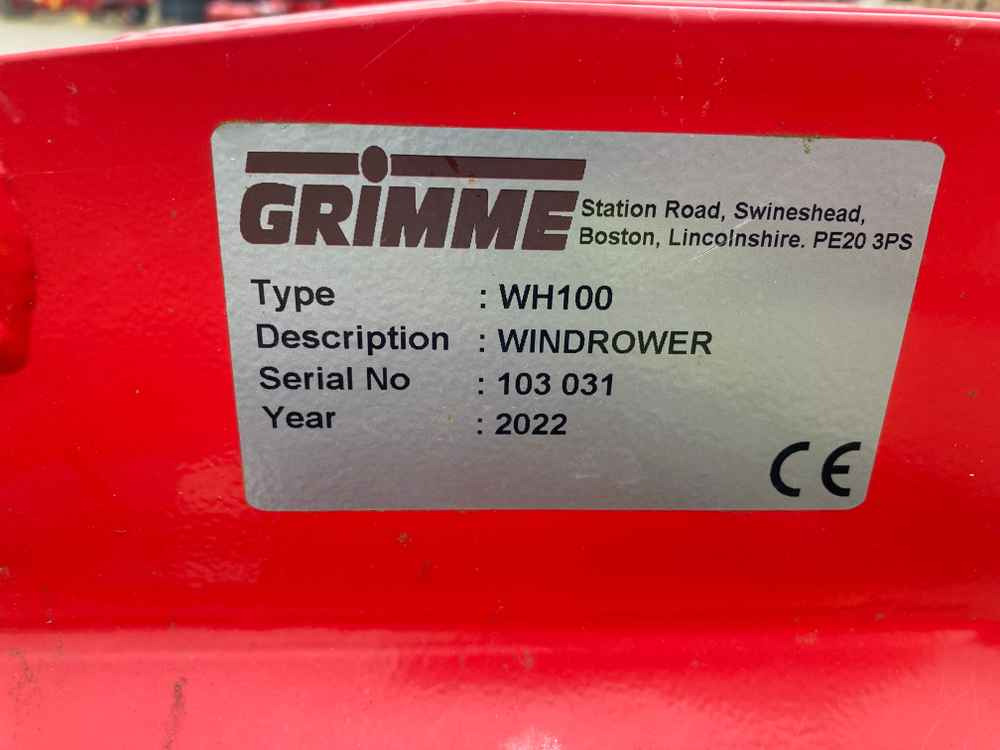Grimme Grimme WH100 Single Row Potato Windrower - Harvester: picture 2 Grimme Grimme WH100 Single Row Potato Windrower - Harvester: picture 2