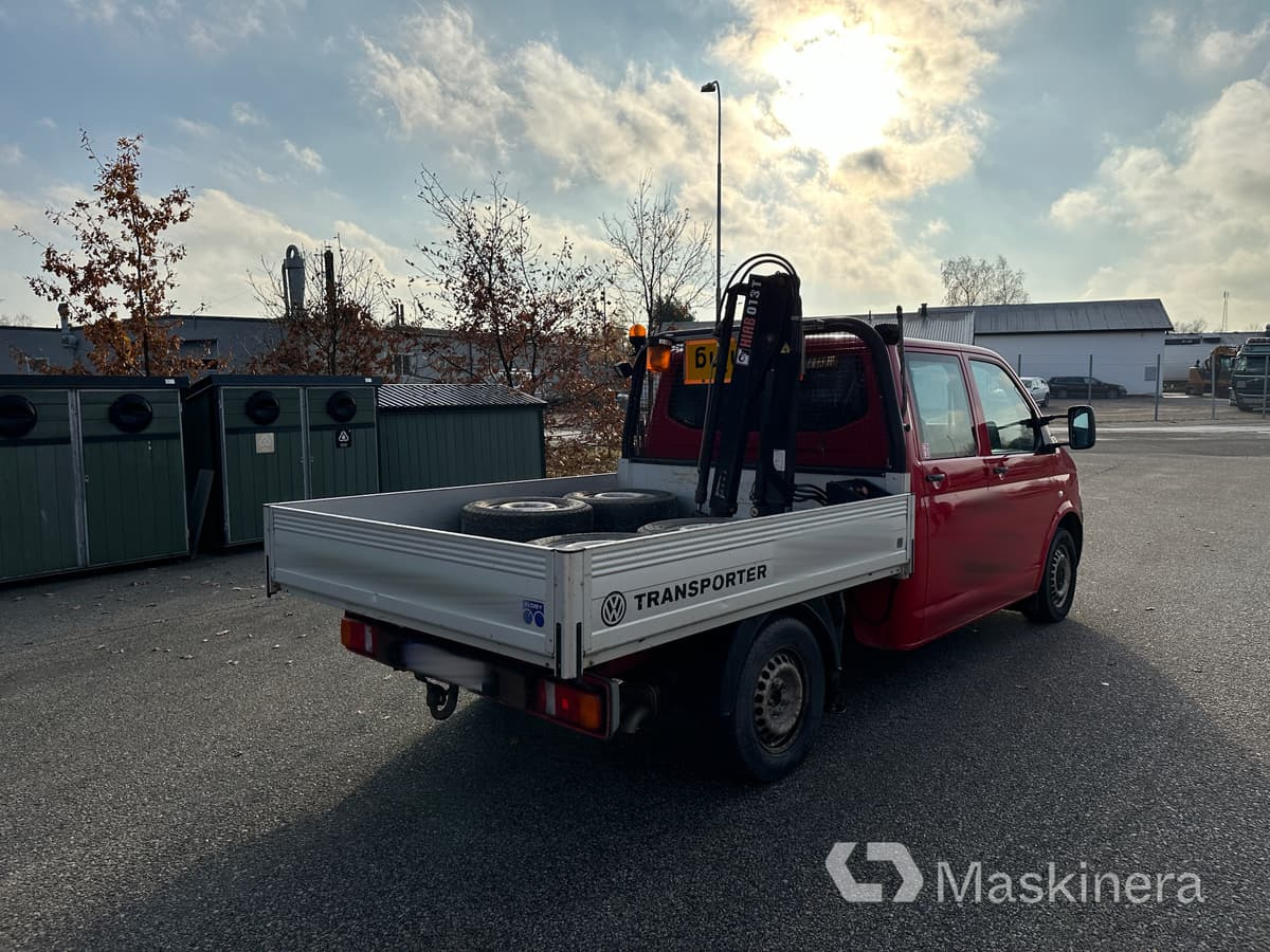 Flakbil Volkswagen Transporter T5 4wd + Kran - Small van: picture 3 Flakbil Volkswagen Transporter T5 4wd + Kran - Small van: picture 3