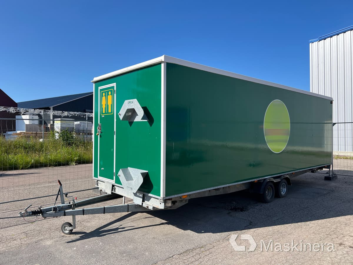 Godik Toalettvagn 10 personer - Construction container, Trailer: picture 1 Godik Toalettvagn 10 personer - Construction container, Trailer: picture 1