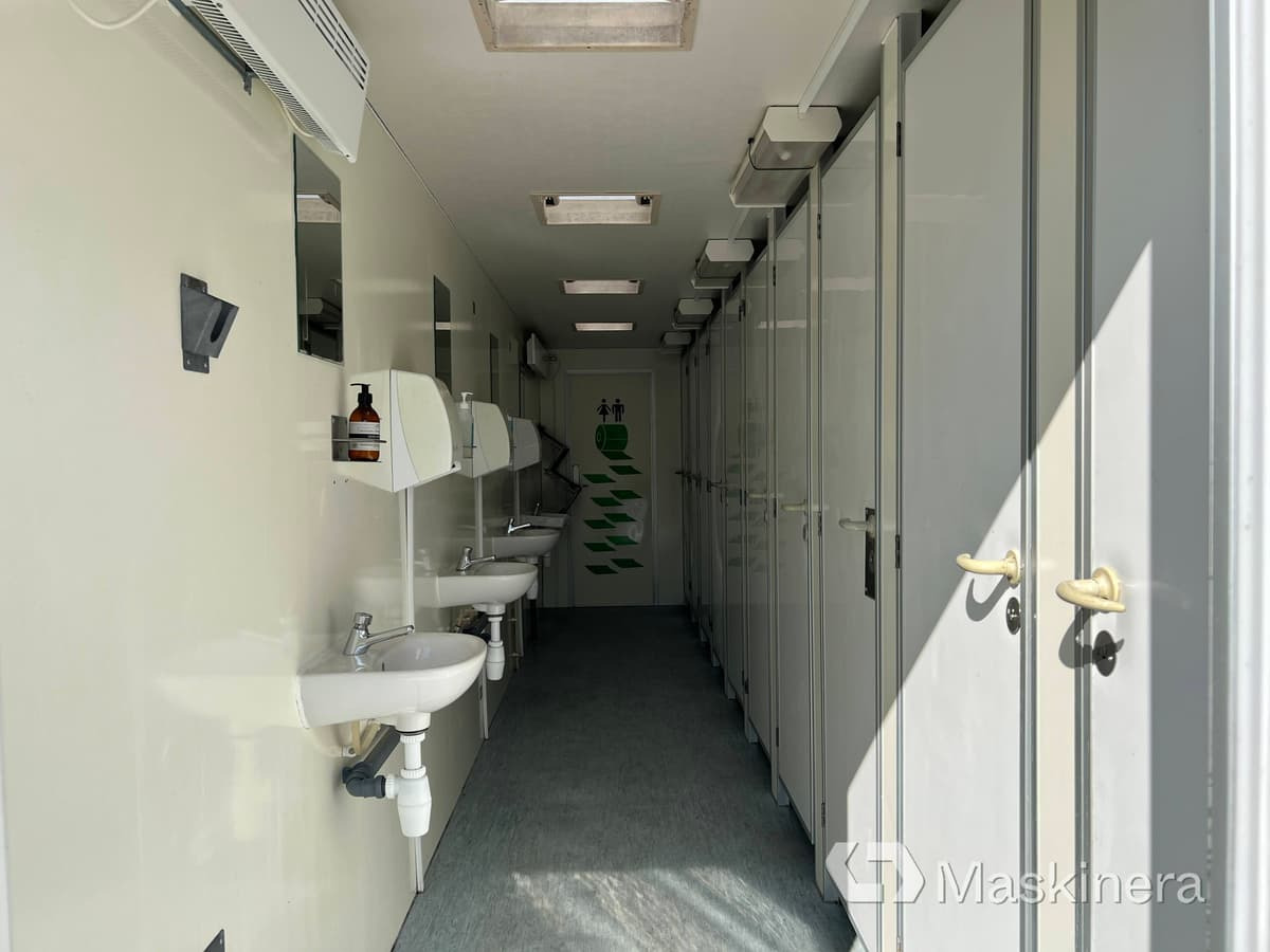 Construction container, Trailer Godik Toalettvagn 10 personer: picture 24