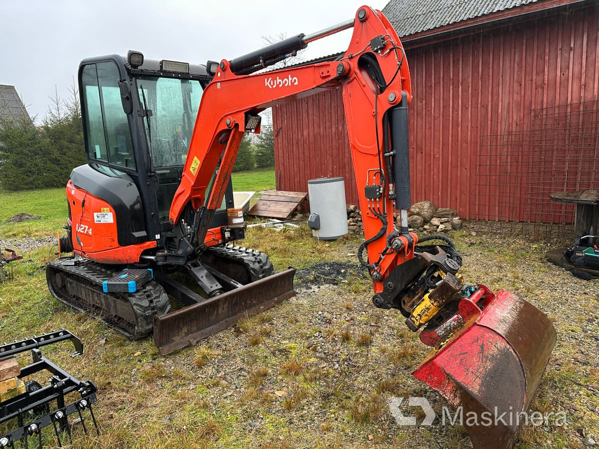Grävmaskin Kubota U27-4 - Crawler excavator: picture 3 Grävmaskin Kubota U27-4 - Crawler excavator: picture 3