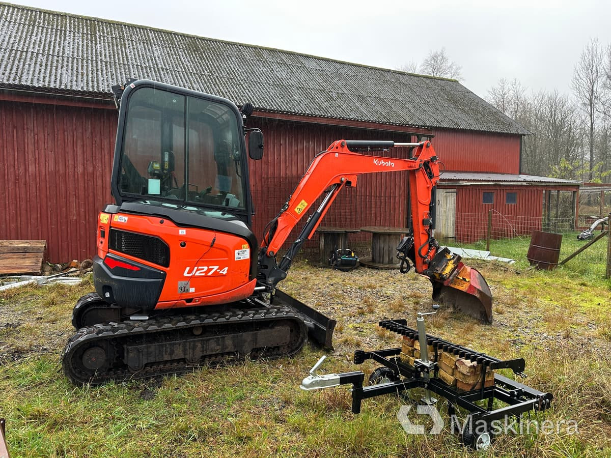 Grävmaskin Kubota U27-4 - Crawler excavator: picture 4 Grävmaskin Kubota U27-4 - Crawler excavator: picture 4