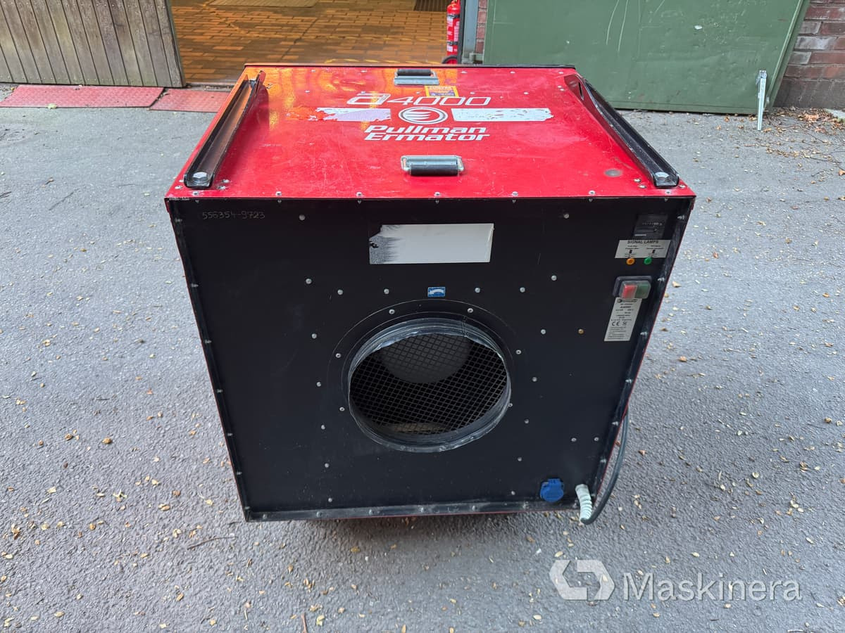 Pullman Ermator A4000 Luftrenare Pullman A4000 - Industrial HVAC equipment: picture 4 Pullman Ermator A4000 Luftrenare Pullman A4000 - Industrial HVAC equipment: picture 4