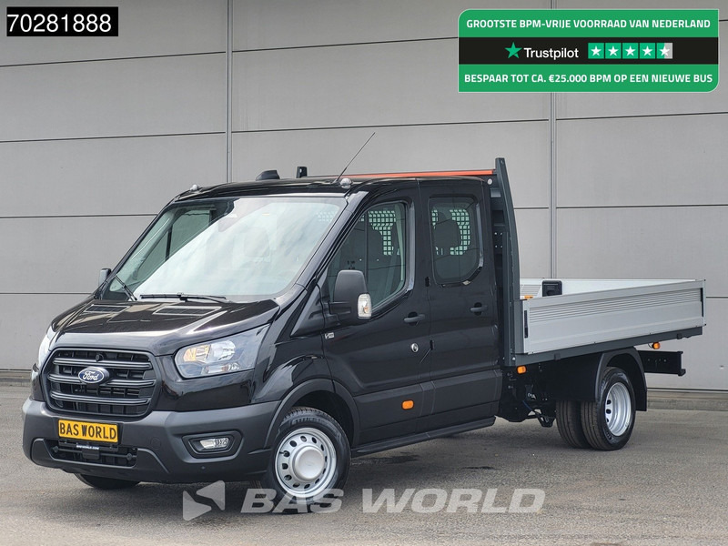 Ford Transit 170pk Automaat Dubbel Cabine 3500kg Trekhaak Open Laadbak Pritsche SYNC4 scherm CarPlay Camera Airco Trekhaak Cruise control - Open body delivery van: picture 1 Ford Transit 170pk Automaat Dubbel Cabine 3500kg Trekhaak Open Laadbak Pritsche SYNC4 scherm CarPlay Camera Airco Trekhaak Cruise control - Open body delivery van: picture 1
