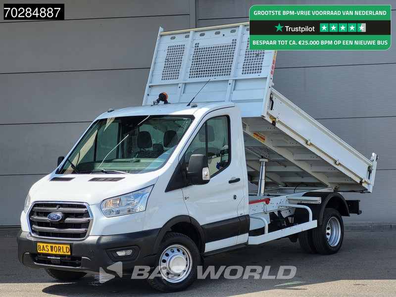 Tipper van Ford Transit 170pk Kipper Dubbellucht 3,5t Trekhaak Airco Cruise Euro6 Tipper Benne Kieper Airco Trekhaak Cruise control: picture 1