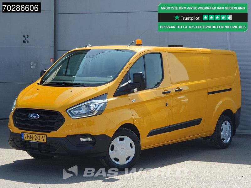 Small van Ford Transit Custom 130PK Automaat L2H1 LED Trekhaak Airco Cruise Camera Parkeersensoren L2 7m3 Airco Trekhaak Cruise control: picture 1
