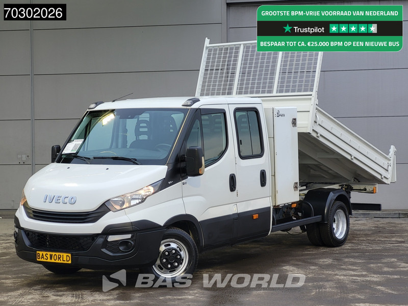 Iveco Daily 35C14 Dubbel Cabine Kipper met Kist Dubbellucht 3,5t Trekhaak Airco Cruise Euro6 Tipper Benne Kieper Airco Trekhaak Cruise contr - Tipper van: picture 1 Iveco Daily 35C14 Dubbel Cabine Kipper met Kist Dubbellucht 3,5t Trekhaak Airco Cruise Euro6 Tipper Benne Kieper Airco Trekhaak Cruise contr - Tipper van: picture 1