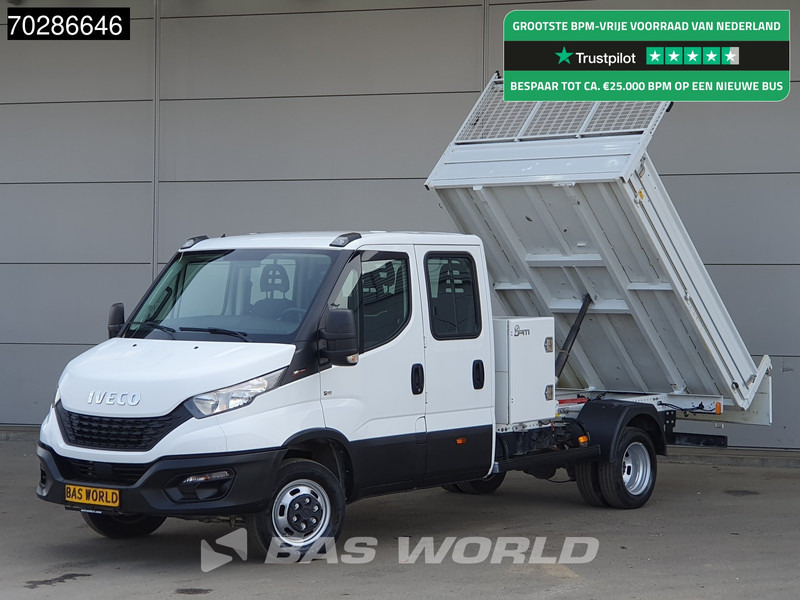 Iveco Daily 35C16 3.0L Open Laadbak met Kist Dubbel Cabine Dubbellucht 3,5t Trekhaak Airco Cruise Euro6 Pritsche Pickup Open Box Airco Trekh - Open body delivery van: picture 1 Iveco Daily 35C16 3.0L Open Laadbak met Kist Dubbel Cabine Dubbellucht 3,5t Trekhaak Airco Cruise Euro6 Pritsche Pickup Open Box Airco Trekh - Open body delivery van: picture 1