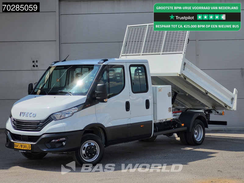 Iveco Daily 35C16 3.0L Open Laadbak met Kist Dubbel Cabine Dubbellucht 3,5t Trekhaak Navi Airco Cruise Camera Euro6 Pritsche Pickup Open Box - Open body delivery van: picture 1 Iveco Daily 35C16 3.0L Open Laadbak met Kist Dubbel Cabine Dubbellucht 3,5t Trekhaak Navi Airco Cruise Camera Euro6 Pritsche Pickup Open Box - Open body delivery van: picture 1
