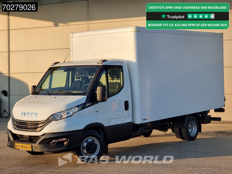 Box van Iveco Daily 35C16 Laadklep Bakwagen Dubbelucht Camera Airco Euro6 Meubelbak Koffer 19m3 Airco: picture 1