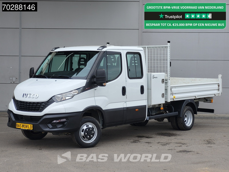 Iveco Daily 35C16 Open Laadbak met Kist Dubbel Cabine Dubbellucht 3,5t Trekhaak Navi Airco Cruise Camera Euro6 Pritsche Pickup Open Box 2m3 - Open body delivery van: picture 1 Iveco Daily 35C16 Open Laadbak met Kist Dubbel Cabine Dubbellucht 3,5t Trekhaak Navi Airco Cruise Camera Euro6 Pritsche Pickup Open Box 2m3 - Open body delivery van: picture 1