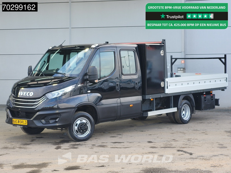 Iveco Daily 35C18 3.0L Automaat Dubbel Cabine met Kist Dubbellucht Open Laadbak 3,5t Trekhaak 180PK LED Navi Airco Cruise Euro6 Pritsche Pic - Open body delivery van: picture 1 Iveco Daily 35C18 3.0L Automaat Dubbel Cabine met Kist Dubbellucht Open Laadbak 3,5t Trekhaak 180PK LED Navi Airco Cruise Euro6 Pritsche Pic - Open body delivery van: picture 1
