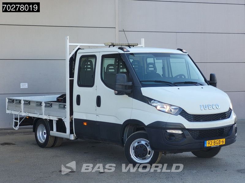 Iveco Daily 50C17 3.0L Automaat DC Open laadbak Kraan Hiab 017T-2 Airco APK 10-2025 Pickup Crane Kraanwagen Pritsche Airco Dubbel cabine - Open body delivery van: picture 3 Iveco Daily 50C17 3.0L Automaat DC Open laadbak Kraan Hiab 017T-2 Airco APK 10-2025 Pickup Crane Kraanwagen Pritsche Airco Dubbel cabine - Open body delivery van: picture 3